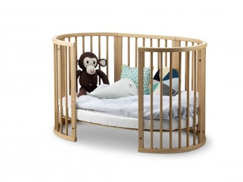 סטוקי סליפי (מיטה + עריסה) | Stokke® Sleepi ™  V3-כולל 2 מזרונים צבע טבעי 