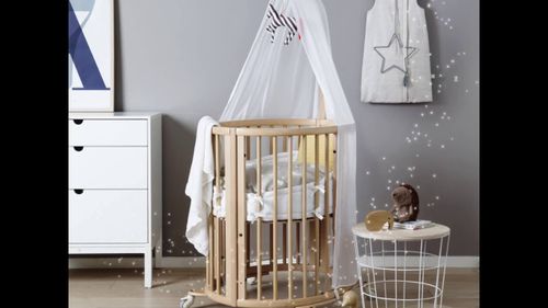 סטוקי סליפי (מיטה + עריסה) | Stokke® Sleepi ™  V3-כולל 2 מזרונים צבע טבעי 