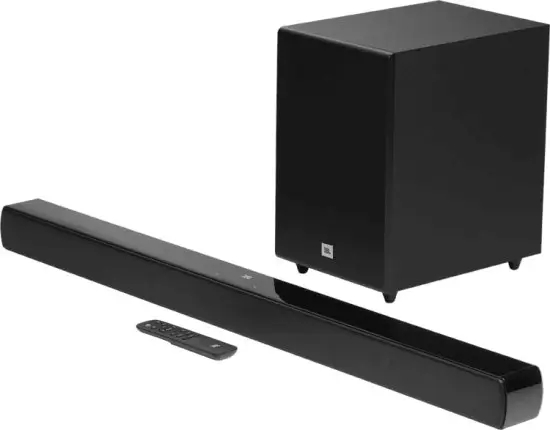 מקרן קול עם סאבוופר אלחוטי JBL Cinema SB-470 - צבע שחור - אחריות יבואן רשמי ניופאן