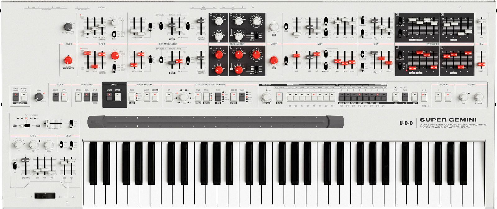 סינתיסייזר UDO Audio Super Gemini 