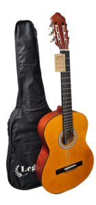 גיטרה קלאסית בצבע חום מאט LC30 כולל תיק מבית LEGRAND
