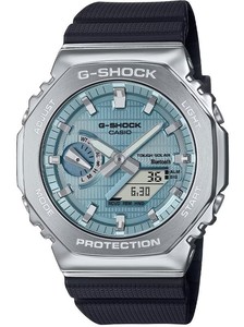 CASIO GBM-2100A-1A2 CARBON סולארי ובלוטוס מתכתי
