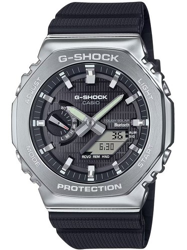 CASIO GBM-2100-1A CARBON סולארי ובלוטוס מתכתי