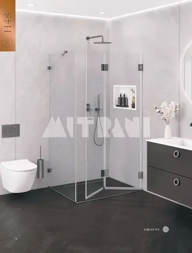 מקלחון פינתי מיטרני סדרת HILTON H48 מבית MITRANI.