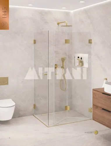 מקלחון פינתי מיטרני סדרת HILTON H45 מבית MITRANI.