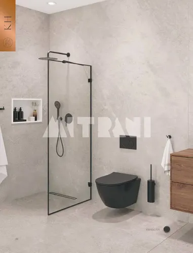 קיר זכוכית למקלחון מיטרני סדרת HILTON KH מבית מיטרני.