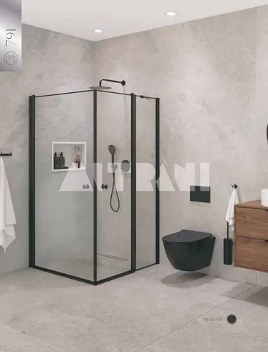 מקלחון פינתי מסדרת MITRANI 791 מבית מיטרני בעיצוב מותאם למעצבי פנים.