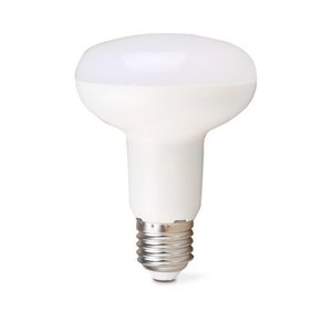  נורת לד R80 חלבית E27 12W, אור קר 
