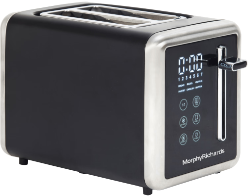 מצנם 2 פרוסות דיגיטלי Morphy Richards Black Touch 222007