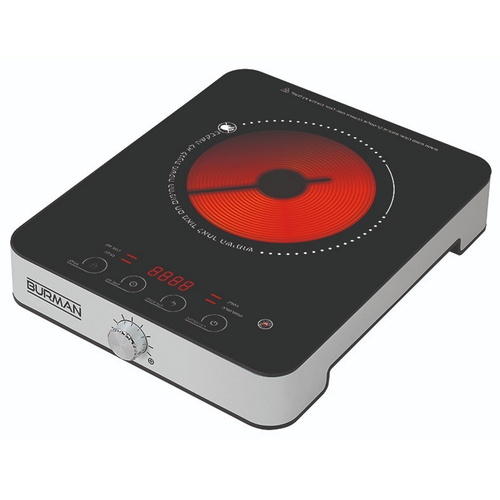 כירה חשמלית קרמית לבישול Burman 2000W דגם B3001