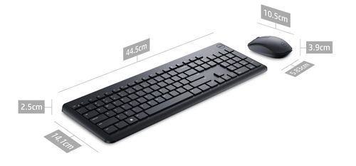 סט מקלדת ועכבר אלחוטיים Dell 580-AKGD KM3322W 
