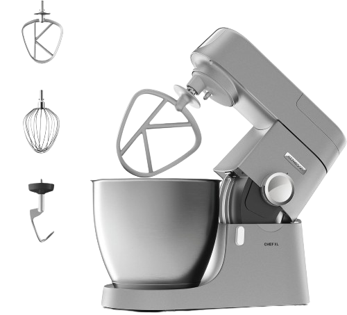 מיקסר קנווד 6.7 ליטר שתי קערות Kenwood Chef XL KVL4104Sברפאלי - refali.co.il