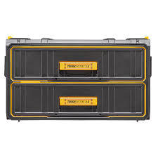 ארגז כלים שתי מגירות מקצועי מדגם TOUGH SYSTEM DEWALT דור 2.0