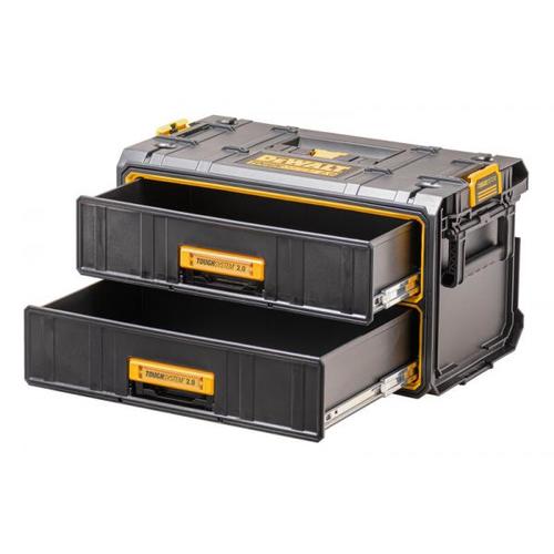 ארגז כלים שתי מגירות מקצועי מדגם TOUGH SYSTEM DEWALT דור 2.0