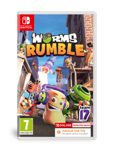  NINTENDO SWITCH WORMS RUMBLE: FULLY LOADED EDITION CODE IN A BOX 