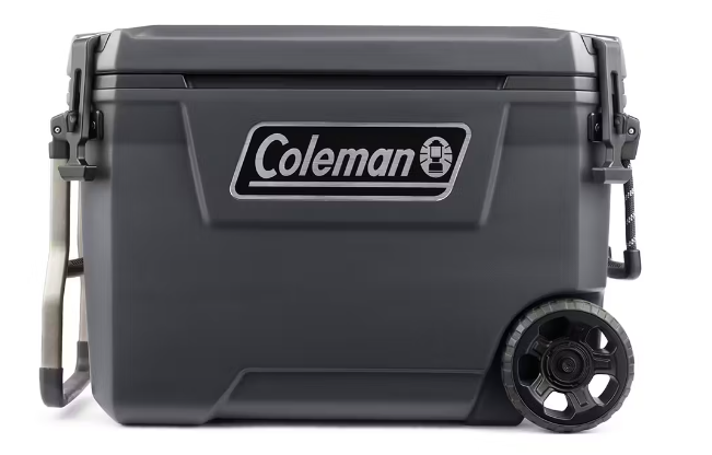צידנית קשיחה 59 ליטר CONVOY אפור על גלגלים - קולמן (COLEMAN)