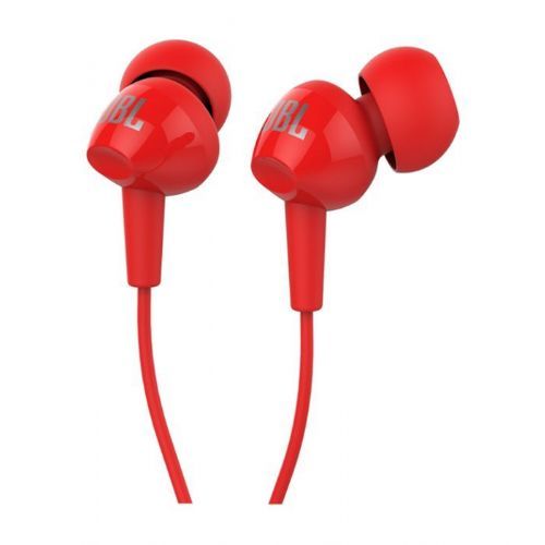 אוזניות In-ear עם מיקרופון JBL C100SI אדום