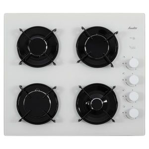 כיריים גז Sauter SHG870W זכוכית לבנה