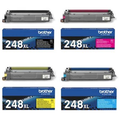 סט טונרים מקוריים Brother TN248XL