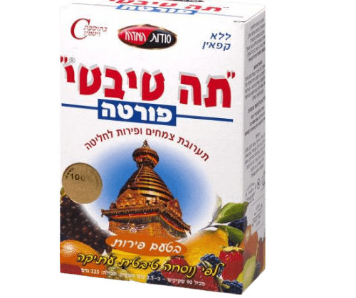 תה טיבטי פורטה | בטעם פירות | 90 שקיקים | סודות המזרח | Secrets of the East