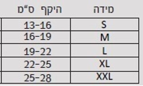 תחבושת אלסטית | לפרק כף היד | מידה XXL |  פורטונה פלוס | Fortuna Plus