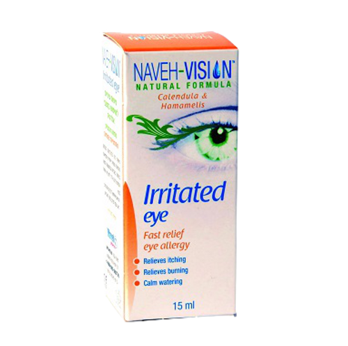 טיפות עיניים | irritated eye | נוסחה טבעית מתמציות צמחים | מכיל 15 מ