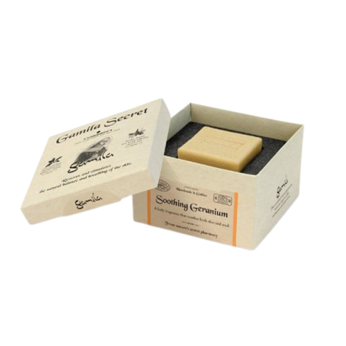 סבון | סבתא ג'מילה | גרניום | 115גרם | מיועדים לכל סוגי העור | סבתא ג'מילה | Grandma Jamila