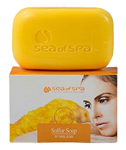 סבון גופרית מוצק | 125גרם | סי אוף ספא | Sea Of Spa