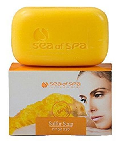 סבון גופרית מוצק | 125גרם | סי אוף ספא | Sea Of Spa