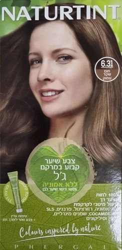 צבע שיער | חום שקד עמוק 6.31 | קבוע | במרקם גל | ללא אמוניה | 100 אחוז כיסוי שיער לבן