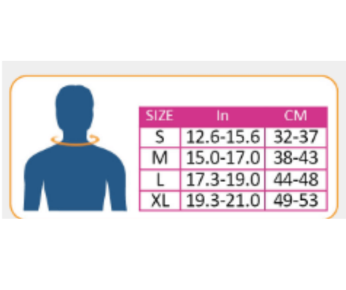 צווארון אנטומי ספוגי תומך | לטיפול בפציעת צוואר קלה, שריר צוואר מתוח, הגבלת תנועה או קיבוע | מידה XS אוריאל | URIEL