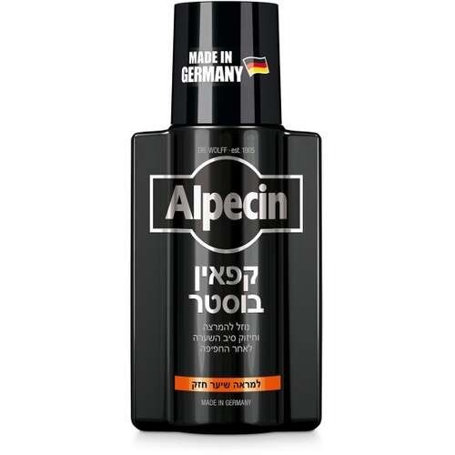 קפאין בוסטר | לשיער | מהדורה שחורה | מבית Alpecin | מכיל 200 מ