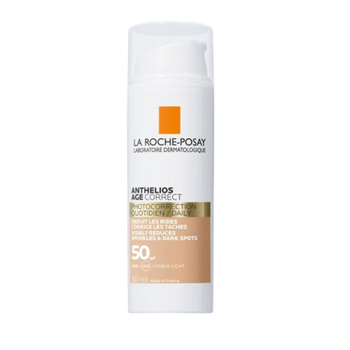קרם יום עם גוון | ANTHELIOS AGE CORRECT | כיסוי פגמים בעור | 50SPF+ |מכיל 50 מ"ל |