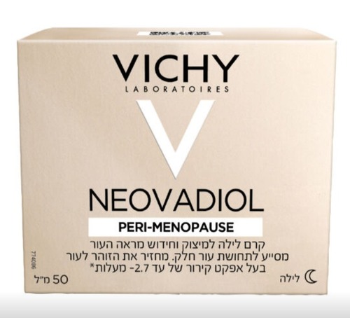 קרם לילה למיצוק וחידוש מראה העור | מכיל 50 מ"ל | NEVOVADIOL PERI-MENOPAUSE | וישי | Vichy