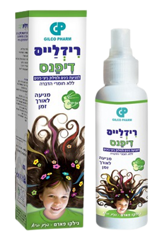 רידלייס דיפנס למניעת הידבקות בכינים והופעת ביצי כינים | מכיל 120 מ