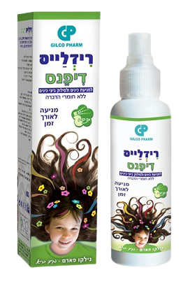 רידלייס דיפנס למניעת הידבקות בכינים והופעת ביצי כינים | מכיל 120 מ"ל | גילקו פארם | GILCO