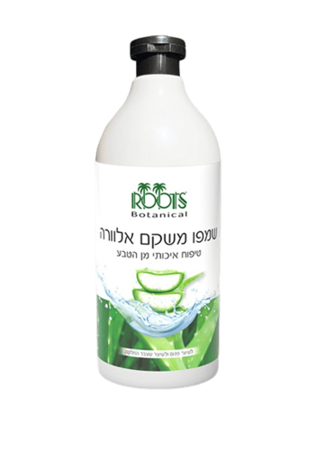 שמפו אלוורה משקם צמחי | 1 ליטר | רוטס | ROOTS