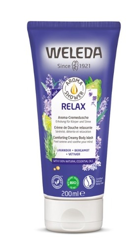 תחליב רחצה ארומטי RELAX | מכיל 200 מ"ל | וולדה | Weleda
