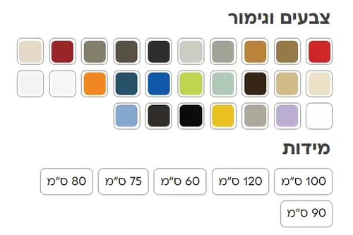 ארון אמבטיה עמיד מים HPL ממפיס, ידית מתכת, מותג אמבין, גימור חלק.