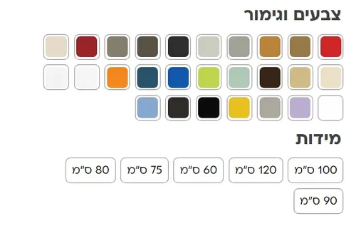 ארון אמבטיה עמיד מים HPL עם גימור שחור מבית אמבין, דגם שוני שחור.