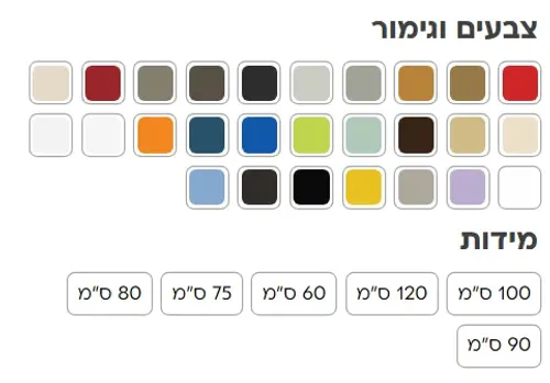 ארון אמבטיה עמיד מים HPL עם גימור חלק, מותג אמבין, דגם נועם.
