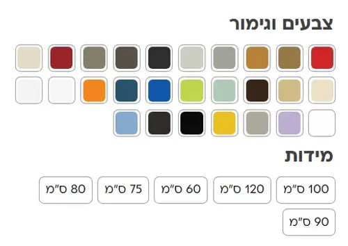 ארון אמבטיה עמיד מים HPL מנטון, ידית מתכת, אמבין, גימור מנטון.