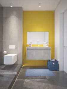ארון אמבטיה עמיד מים HPL שמש