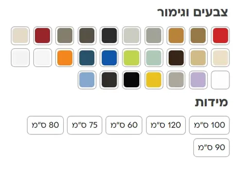 ארון אמבטיה עמיד מים HPL עם גימור רטרו מבית אמבין.
