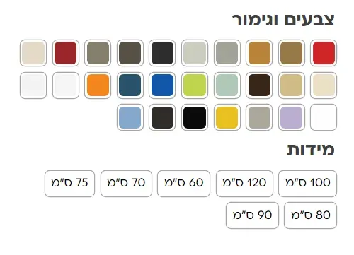 ארון אמבטיה עמיד מים HPL עם גימור מונטנה מבית אמבין.