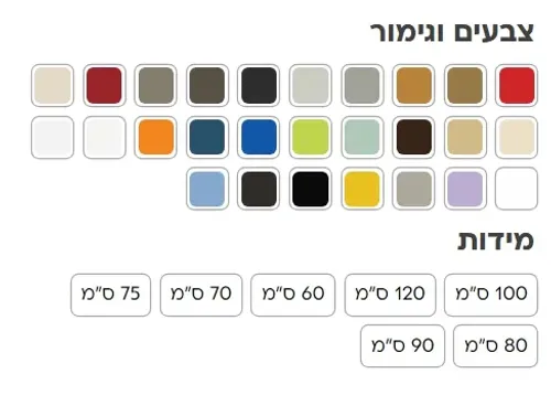 ארון אמבטיה עמיד מים HPL קולורדו, גימור חלק, מותג אמבין, דגם קולורדו.