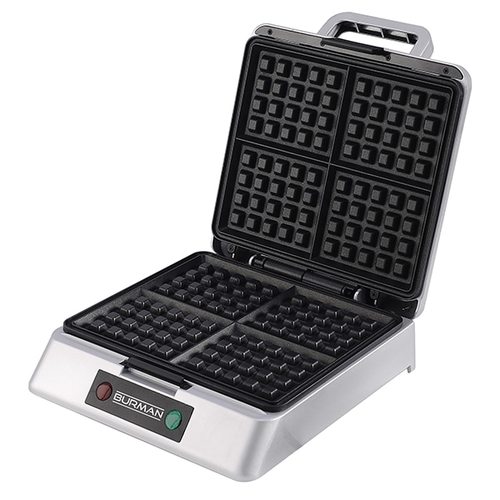מכשיר וופל בלגי 1200W בורמן Burman Waffle Maker B1970
