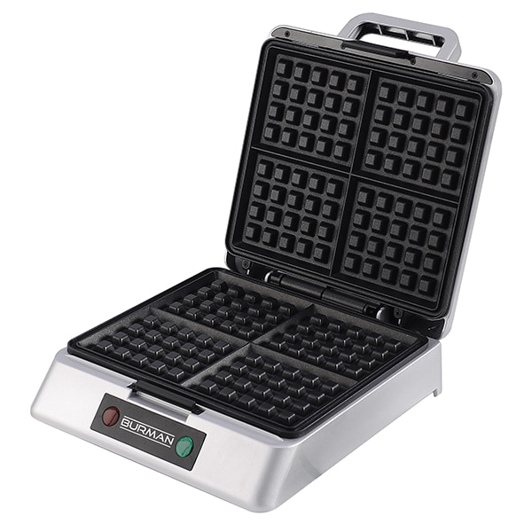 מכשיר וופל בלגי 1200W בורמן Burman Waffle Maker B1970