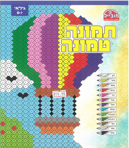 חוברת תמונה טמונה כדור פורח/ דגם 324