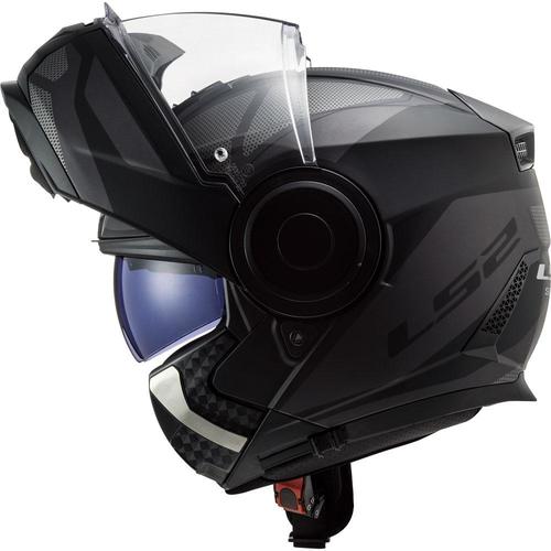 קסדה לאופנוע LS2 נפתחת שחור טיטניום 22.06 LS2 SCOPE FF902